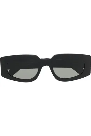 Retrosuperfuture Akcesoria, Mężczyzna, Czarny, ONE SIZE, Okulary z Kwadratową Soczewką w Odcieniu