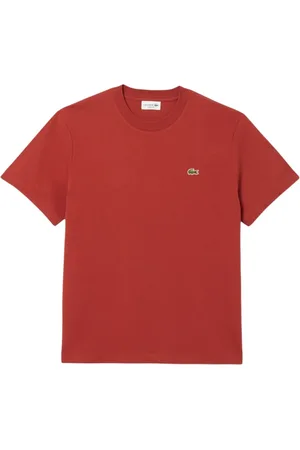 Lacoste Koszulki, Mężczyzna, Czerwony, XL, Bawełna, Klasyczny T-shirt