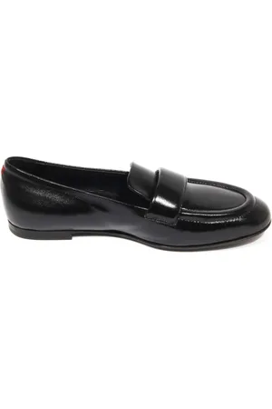 HALMANERA Buty, Kobieta, Czarny, 36 EU, Vintage effect loafers Edin 03 Glaze Nero