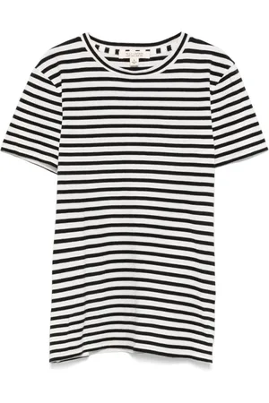 NILI LOTAN Koszulki, Kobieta, Czarny, XS, Mariella T-shirt w czarno-kościelnej
