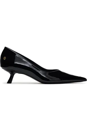 ANINE BING Buty, Kobieta, Czarny, 36 EU, Skóra, Eleganckie Czarne Lakierowane Obcasy