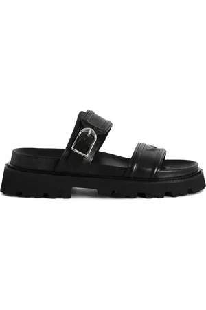 Zadig & Voltaire Buty, Kobieta, Czarny, 40 EU, Czarne Buty z Zapięciem na Sprzączkę i Otwartym Nosem