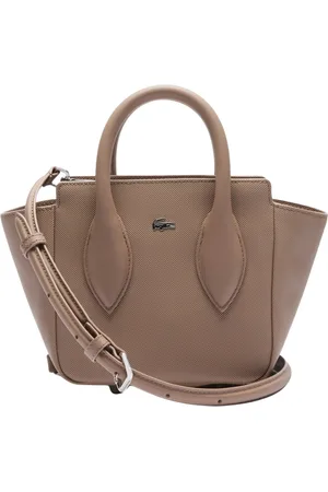 Lacoste Torebki, Kobieta, Beżowy, ONE SIZE, Bawełna, Daily City Torebka Taupe