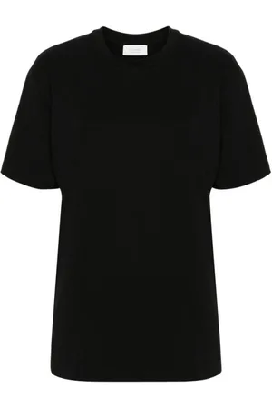 MAZZARELLI Koszulki, Kobieta, Czarny, S, Czarny T-shirt z Bawełny
