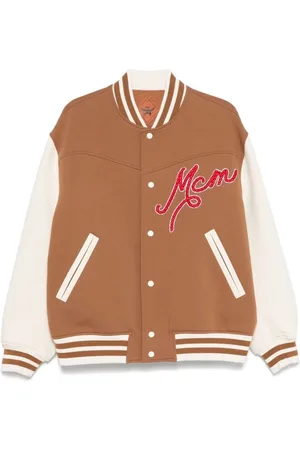 MCM Kurtki, Mężczyzna, brązowy, L, Kurtka Baseballowa Koloru Cognac