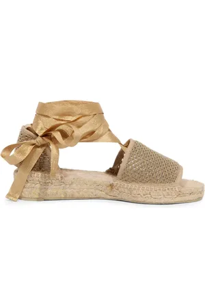 Castaner Buty, Kobieta, Beżowy, 39 EU, Lurex Sandal Sole Model
