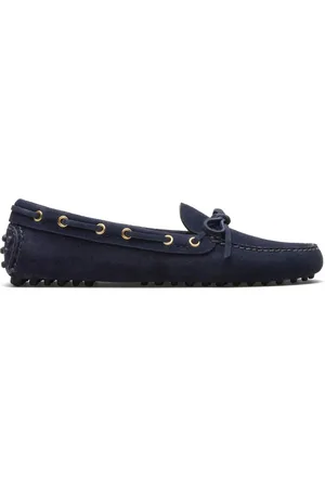 CAR SHOE Buty, Kobieta, Niebieski, 38 1/2 EU, Zamsz, Niebieskie Zamszowe Buty z Kokardą