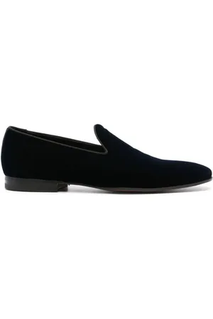 TAGLIATORE Buty, Mężczyzna, Niebieski, 40 1/2 EU, Midnight Velvet Slip-On Buty
