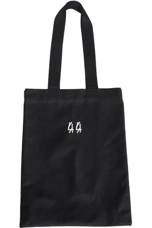 44 Label Group Torebki, Mężczyzna, Czarny, ONE SIZE, Czarna torba na ramię z haftem