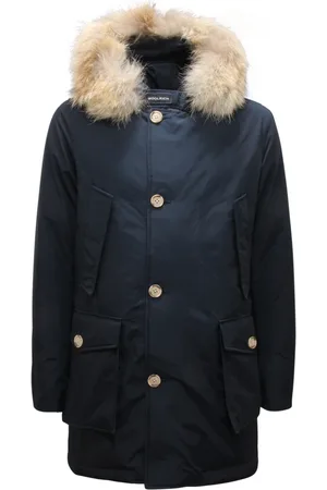 Woolrich Kurtki, Mężczyzna, Niebieski, 2XL, Arctic Detachable Parka Kurtka w Niebieskim