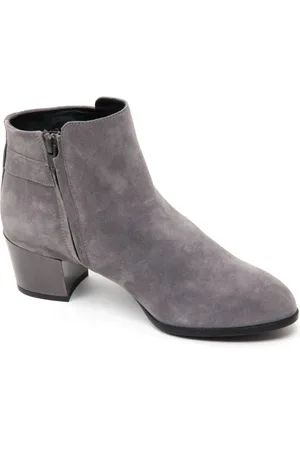 Hogan Buty, Kobieta, Szary, 36 1/2 EU, Włoski But Tronchetto Stivaletto