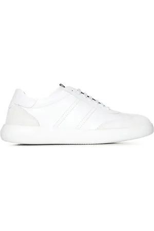 BRIONI Buty, Mężczyzna, Biały, 40 EU, Zamsz, Białe Sneakersy dla Mężczyzn Aw 24