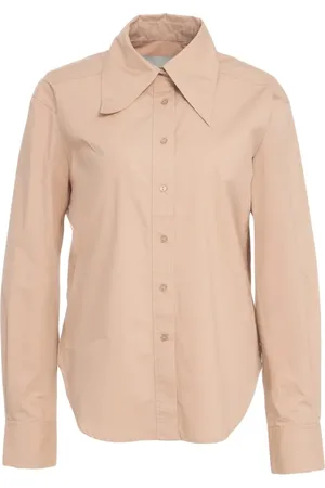 Herskind Bluzki, Kobieta, Różowy, S, Różowa Koszula Poplinowa Ss 25
