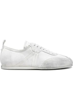ANN DEMEULEMEESTER Buty, Mężczyzna, Biały, 40 EU, Szara Trampka z Podeszwą o Wzorze