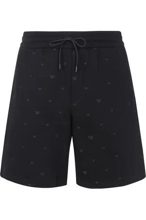 Emporio Armani Szorty, Mężczyzna, Czarny, S, Denim, Casual Denim Shorts dla Mężczyzn