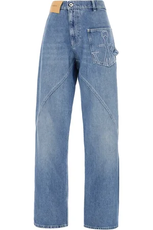 J.W.Anderson Jeansy, Kobieta, Niebieski, W28, Denim, Klasyczne Jeansyy z Denimu na Co Dzień