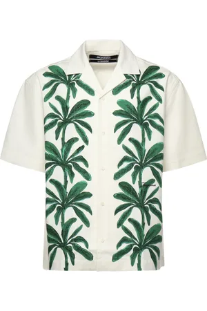 Jacquemus Koszule, Mężczyzna, Zielony, S, Zielona Koszula Oversize z Kołnierzem
