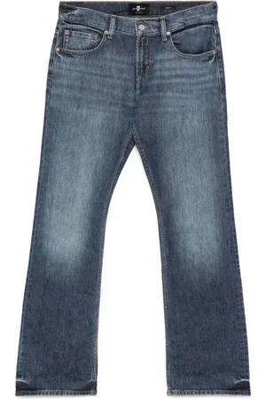 7 for all Mankind Jeansy, Mężczyzna, Niebieski, W36, Bawełna, Klasyczne jeansy Indigo z pięcioma kieszeniami