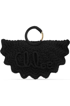Chloé Torebki, Kobieta, Czarny, ONE SIZE, Skóra, Torba do ręki `Bracelet Paravent Small`