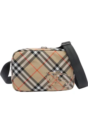 Burberry Torebki, Mężczyzna, Beżowy, ONE SIZE, Poliester, ML Essential Crossbody Bag