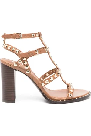 Ash Buty, Kobieta, brązowy, 38 EU, Buty na obcasie z ozdobnymi ćwiekami