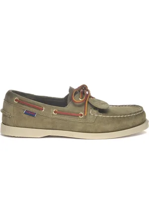 SEBAGO Buty, Mężczyzna, Zielony, 40 1/2 EU, Zamsz, Włoski Loafer z zamszu
