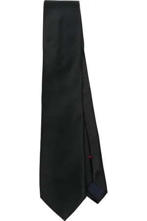Lady Anne Akcesoria, Mężczyzna, Czarny, ONE SIZE, Czarny krawat zakończony ostro