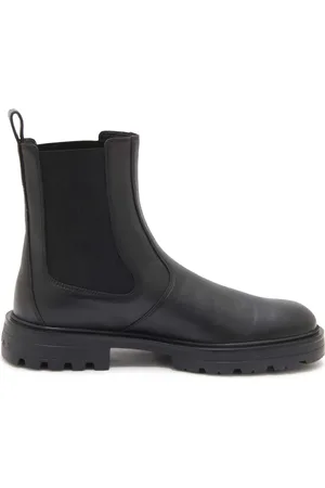 Hogan Buty, Mężczyzna, Czarny, 39 1/2 EU, Chelsea Botki Wyprodukowane we Włoszech