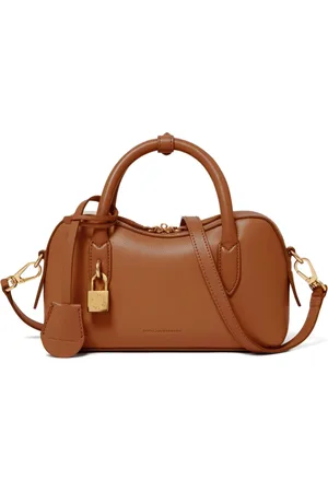 Stella McCartney Torebki, Kobieta, brązowy, ONE SIZE, Brązowa Torba na Ramię z Poliamidu