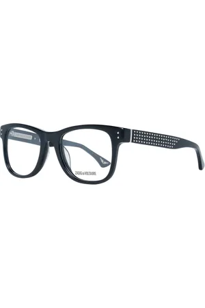 Zadig & Voltaire Akcesoria, Kobieta, Czarny, ONE SIZE, Czarne Okulary Optyczne Damskie Styl Prostokątny