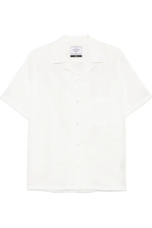 Portuguese Flannel Koszule, Mężczyzna, Biały, XL, Biała Flanela Koszula Kołnierz