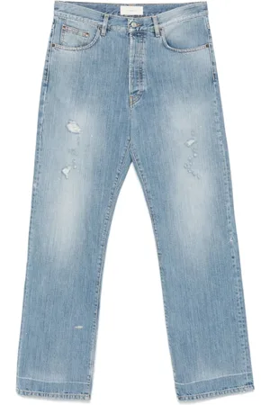 Jeanerica Jeansy, Mężczyzna, Niebieski, W34, Denim, Cerulean Ripped Denim Jeansy