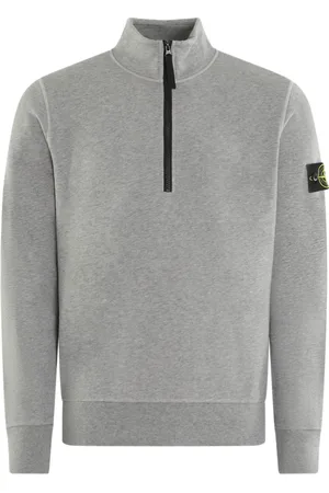 Stone Island Bluzy, Mężczyzna, Szary, M, Męski Polo z Długim Rękawem