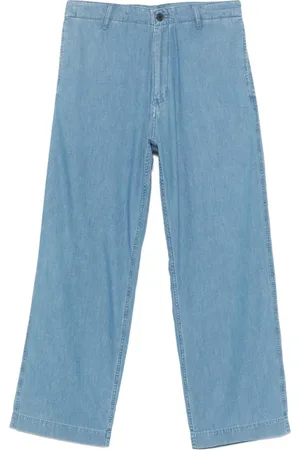 Emporio Armani Spodnie, Mężczyzna, Niebieski, L, Jasnoniebieskie Spodnie Casual z Kieszeniami