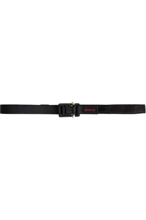 Comme des Garçons Akcesoria, Mężczyzna, Czarny, ONE SIZE, Nylon, Regulowany Zamek Rollercoaster Czarny Pasek
