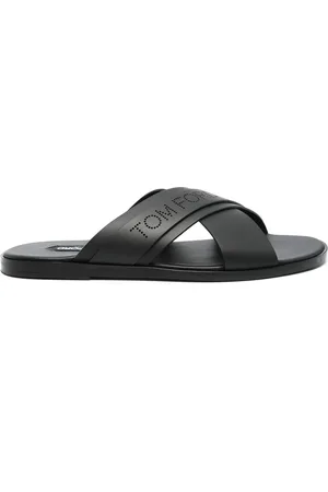 Tom Ford Buty, Mężczyzna, Czarny, 40 EU, Czarny Otwarty Płaski But