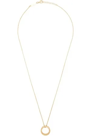 Maison Margiela Akcesoria, Mężczyzna, Żółty, ONE SIZE, Naszyjnik z zawieszką w kształcie pierścienia z cyframi