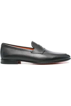 santoni Buty, Mężczyzna, Czarny, 41 EU, Skóra, Klasyczne skórzane buty