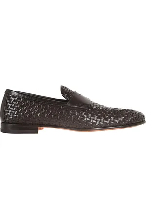 santoni Buty, Mężczyzna, brązowy, 43 1/2 EU, Brązowe Mokasyny dla Mężczyzn