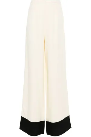 ‎Taller Marmo‎ Spodnie, Kobieta, Biały, M, Ivory Wide Leg Spodnie