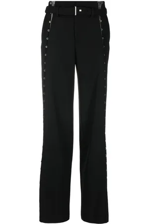 DION LEE Spodnie, Kobieta, Czarny, S, Szerokie spodnie z haczykami