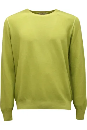Gran Sasso Swetry, Mężczyzna, Zielony, L, Wełniany Sweter Vintage Made in Italy