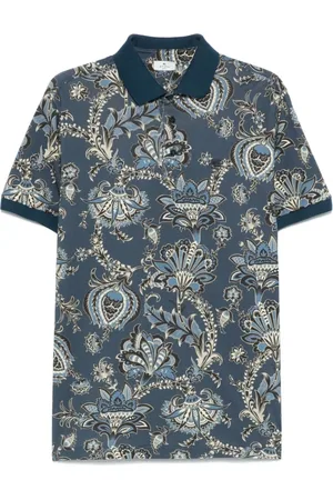 Etro Koszulki, Mężczyzna, Wielobarwność, 2XL, Koszulka Polo Roma