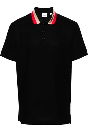 Burberry Koszulki, Mężczyzna, Czarny, S, Bawełna, Polo Shirt