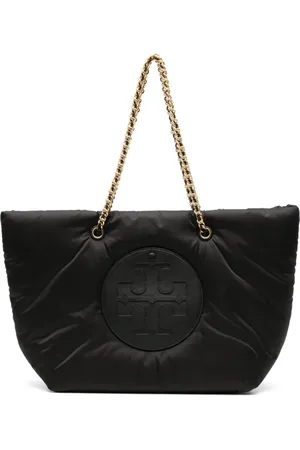 Tory Burch Torebki, Kobieta, Czarny, ONE SIZE, Poliester, Torba na ramię z łańcuszkiem Convertible
