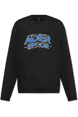 Ader Error Bluzy, Mężczyzna, Czarny, S, Bluza z logo