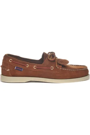 SEBAGO Buty, Mężczyzna, brązowy, 40 EU, Zamsz, Włoski Loafer ze Skóry Zamszowej
