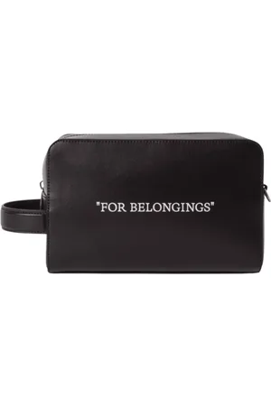 OFF-WHITE Torebki, Mężczyzna, Czarny, ONE SIZE, Toilet Bags