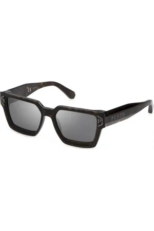 Philipp Plein Akcesoria, unisex, Wielobarwność, 57 MM, Okulary przeciwsłoneczne Brave Shade