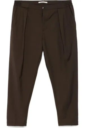 Briglia 1949 Spodnie, Mężczyzna, brązowy, 2XL, Kasztanowe spodnie z elastycznym pasem